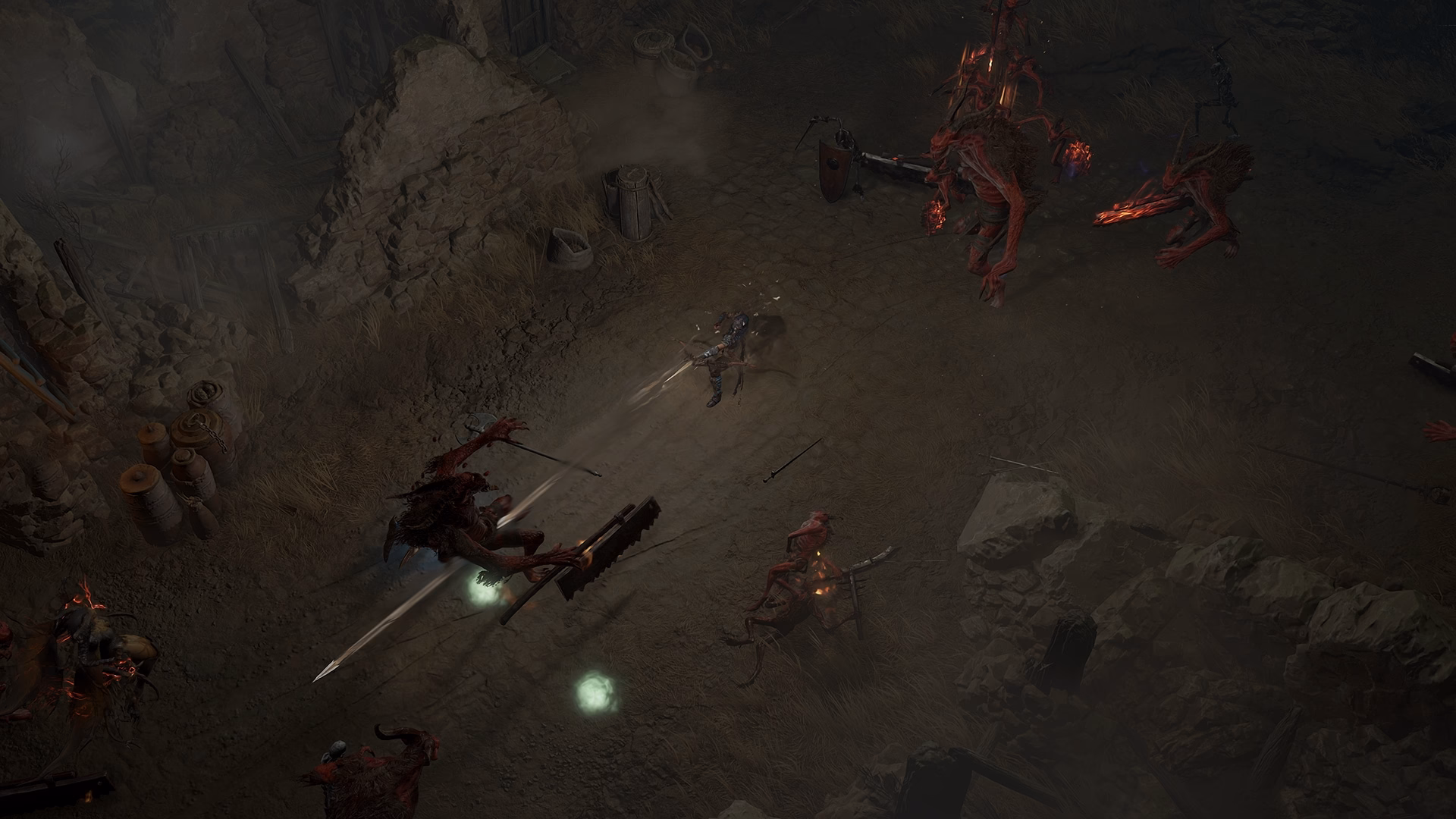Player combat inside the Diablo 4 Gauntlet timed dungeon Season 3
