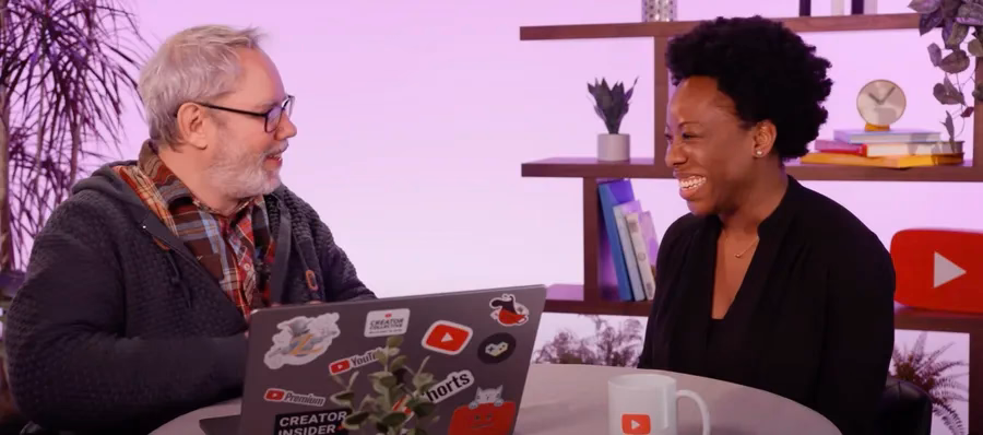 YouTube Studio interface showing creator analytics dashboard