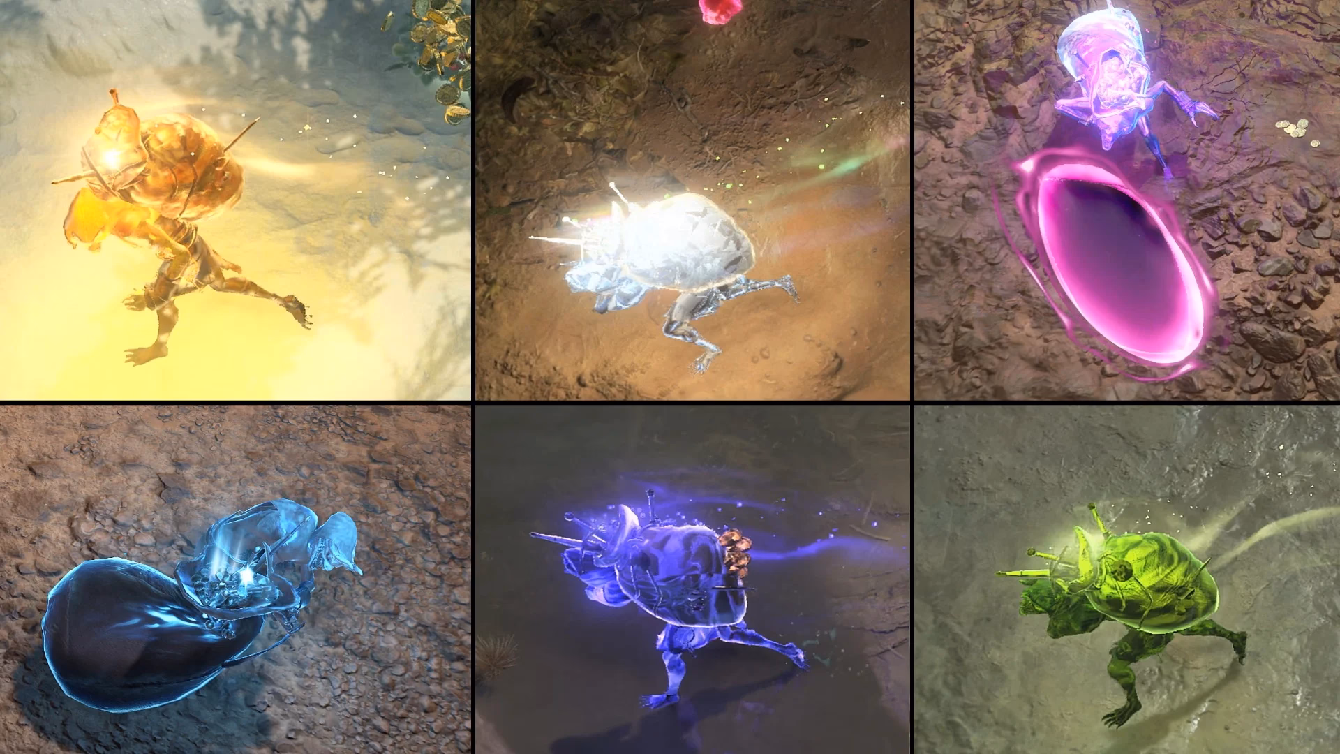 Six Season 7 goblin types from March of the Goblins event in Diablo 4