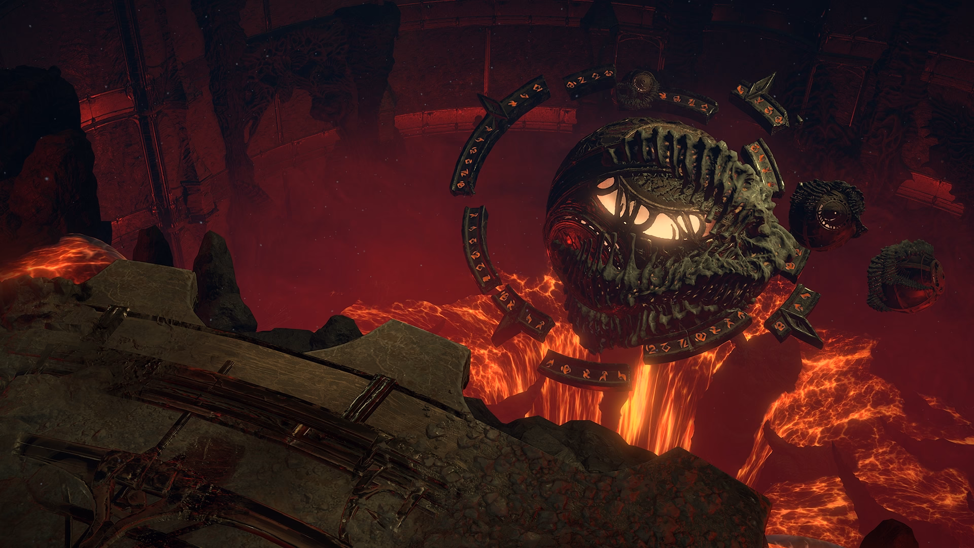 Malphas the demon controlling the Loom in Diablo 4 Season of the Construct