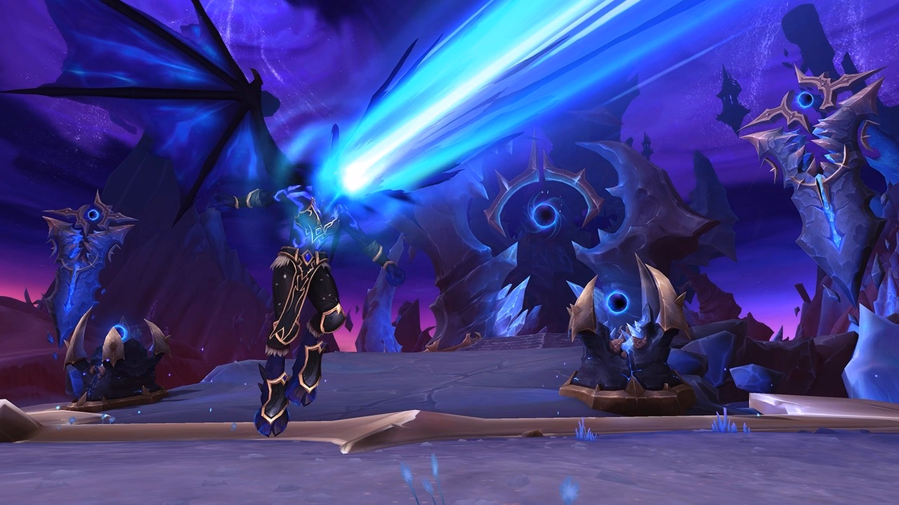 Vengeance Demon Hunter in void-infused combat in WoW Midnight