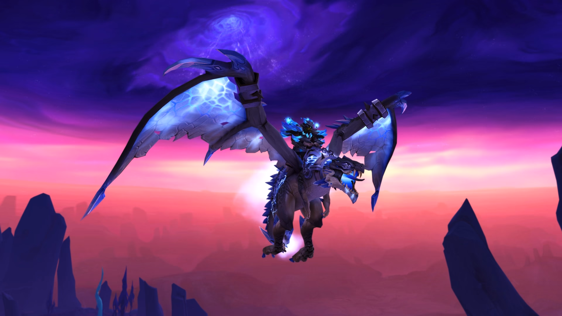 Galactic Gladiator Goredrake mount, the Season 1 Gladiator PvP reward in WoW Midnight