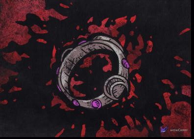 Damnation divination card art from Path of Exile Mirage league