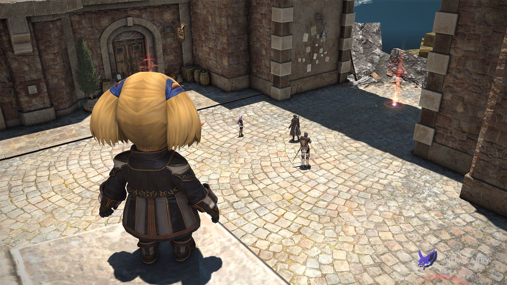 FFXIV Patch 7.5 Echoes of Vana'diel - Windurst The Third Walk alliance raid finale art