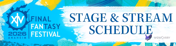 FFXIV Fan Festival 2026 Anaheim Stage and Stream Schedule banner