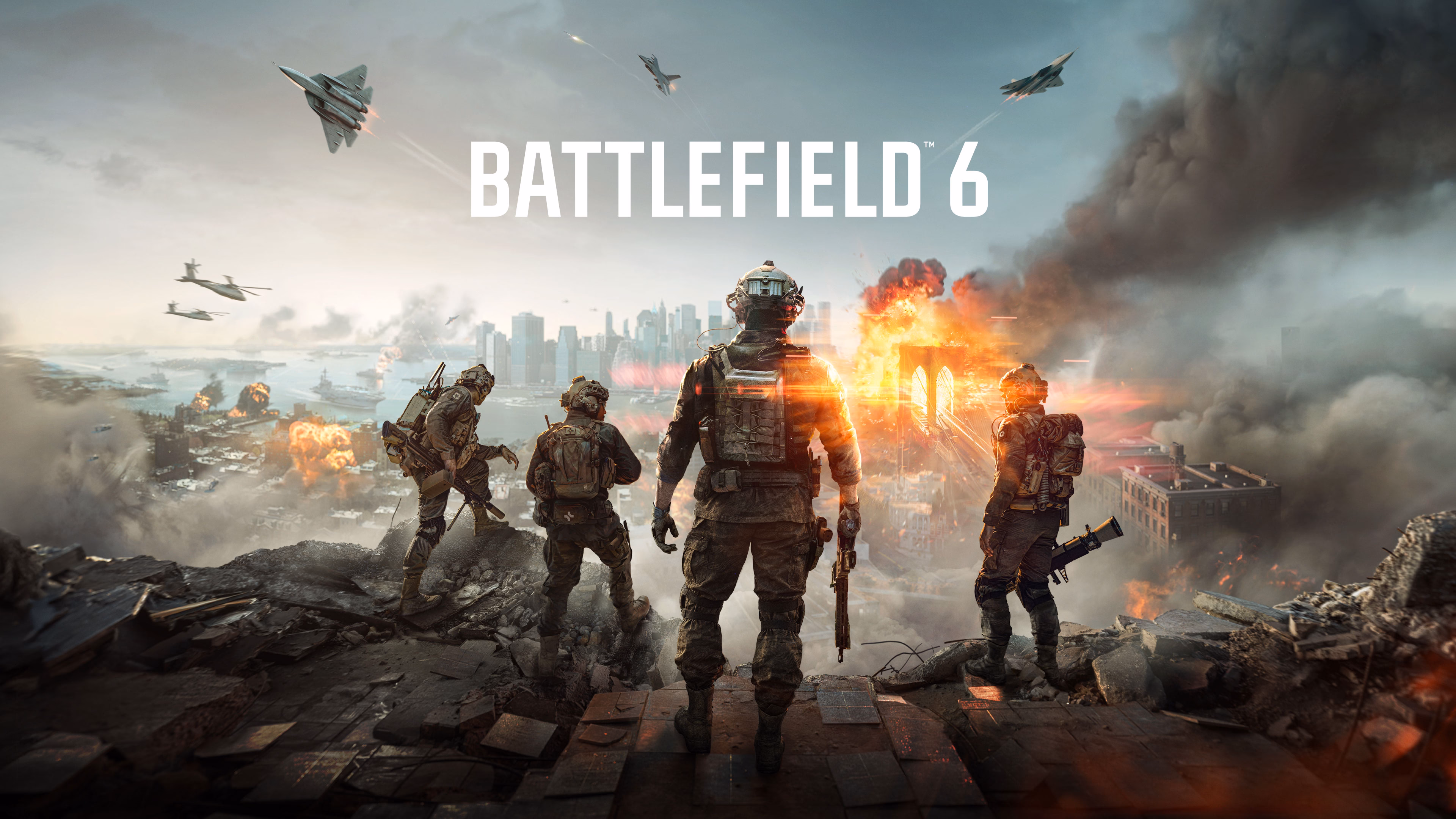 Battlefield 6 Standard Edition promotional key art, official EA game artwork