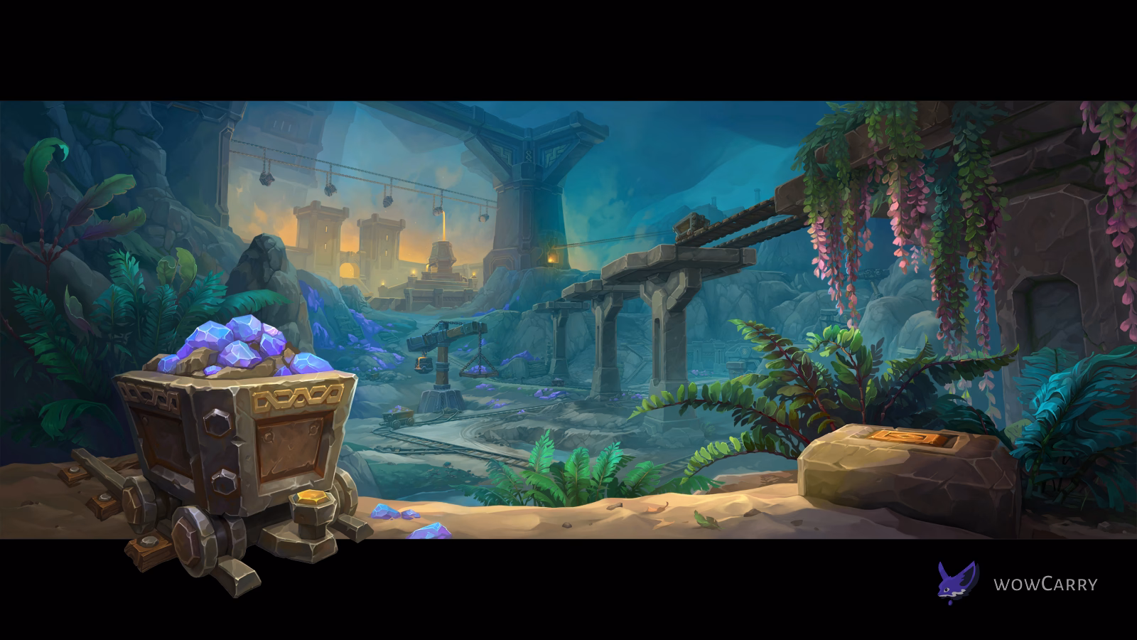 Deephaul Ravine battleground loading screen from The War Within
