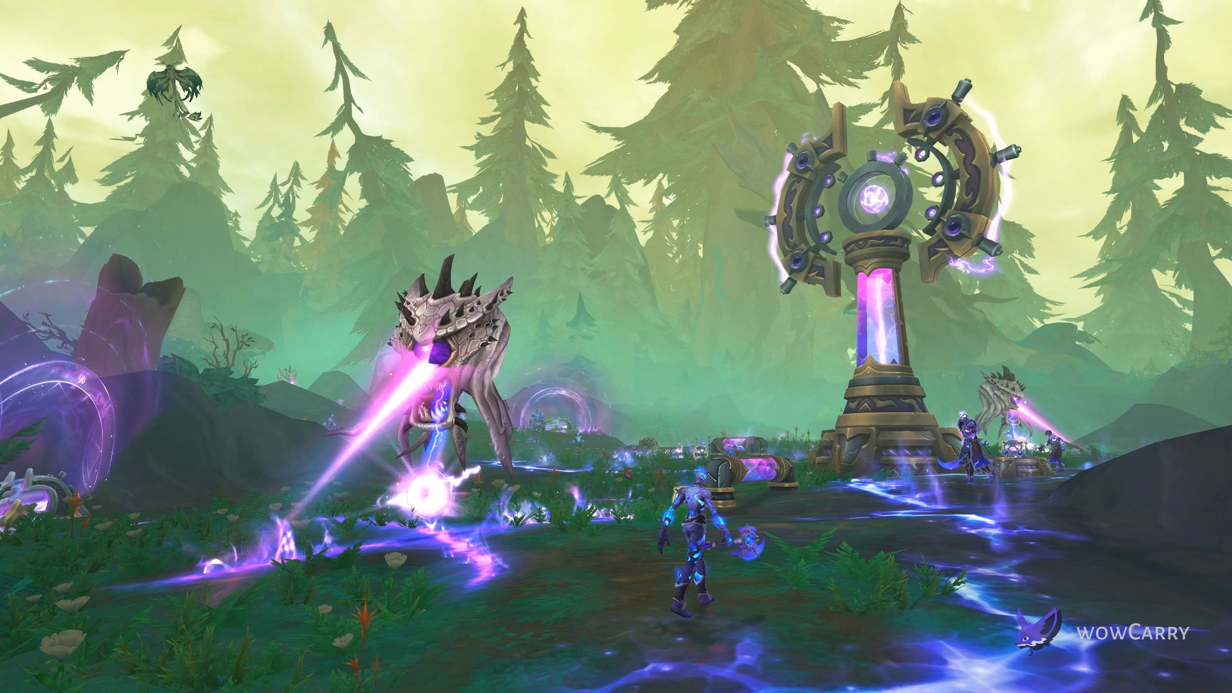 World of Warcraft Patch 12.0.5 Voidforge unlock preview hero β Void Assaults, Prop Hunt key art