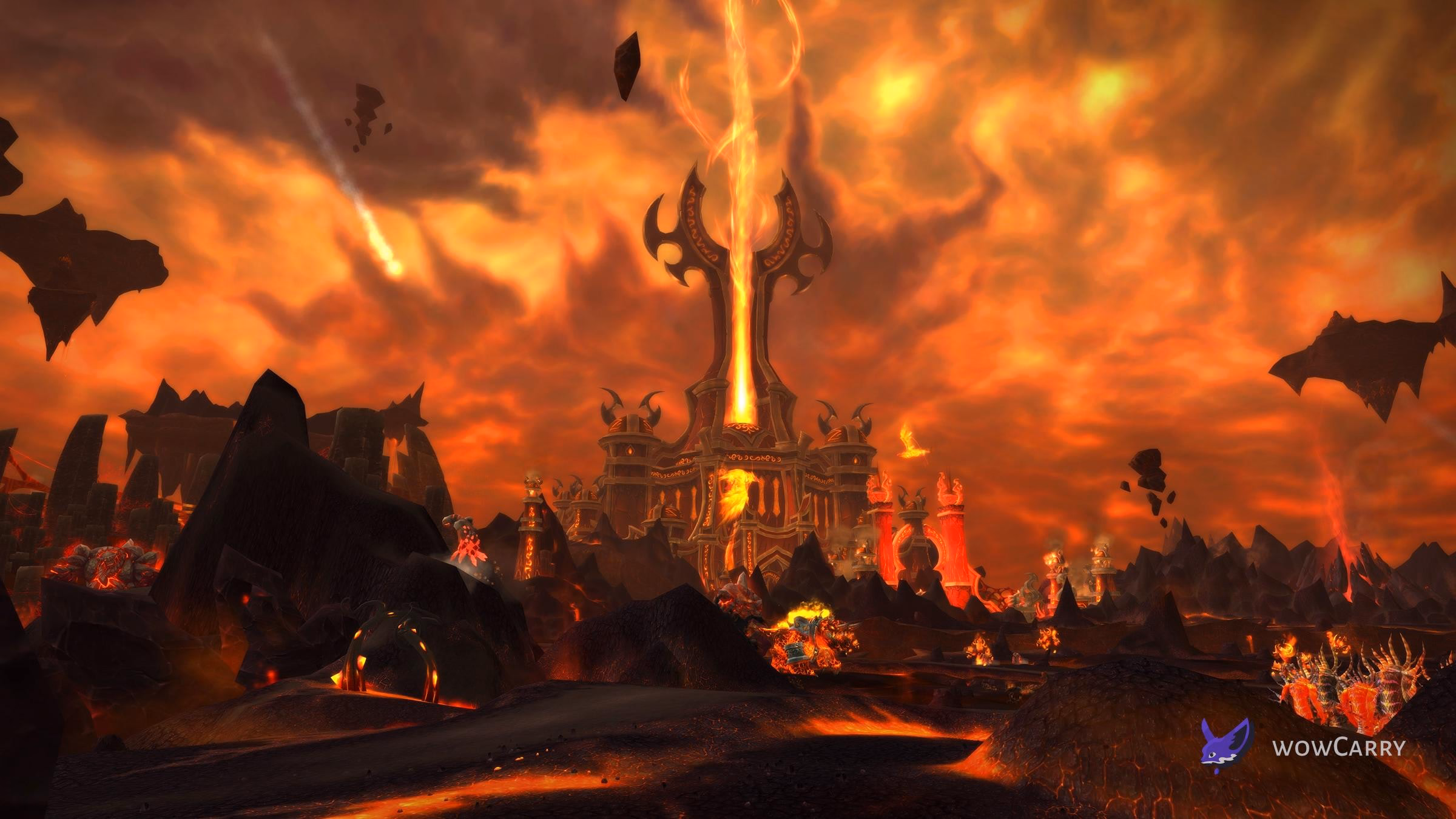 Cataclysm Timewalking event official banner with Deathwing art