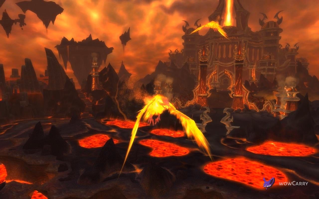 Firelands raid molten environment with Ragnaros domain