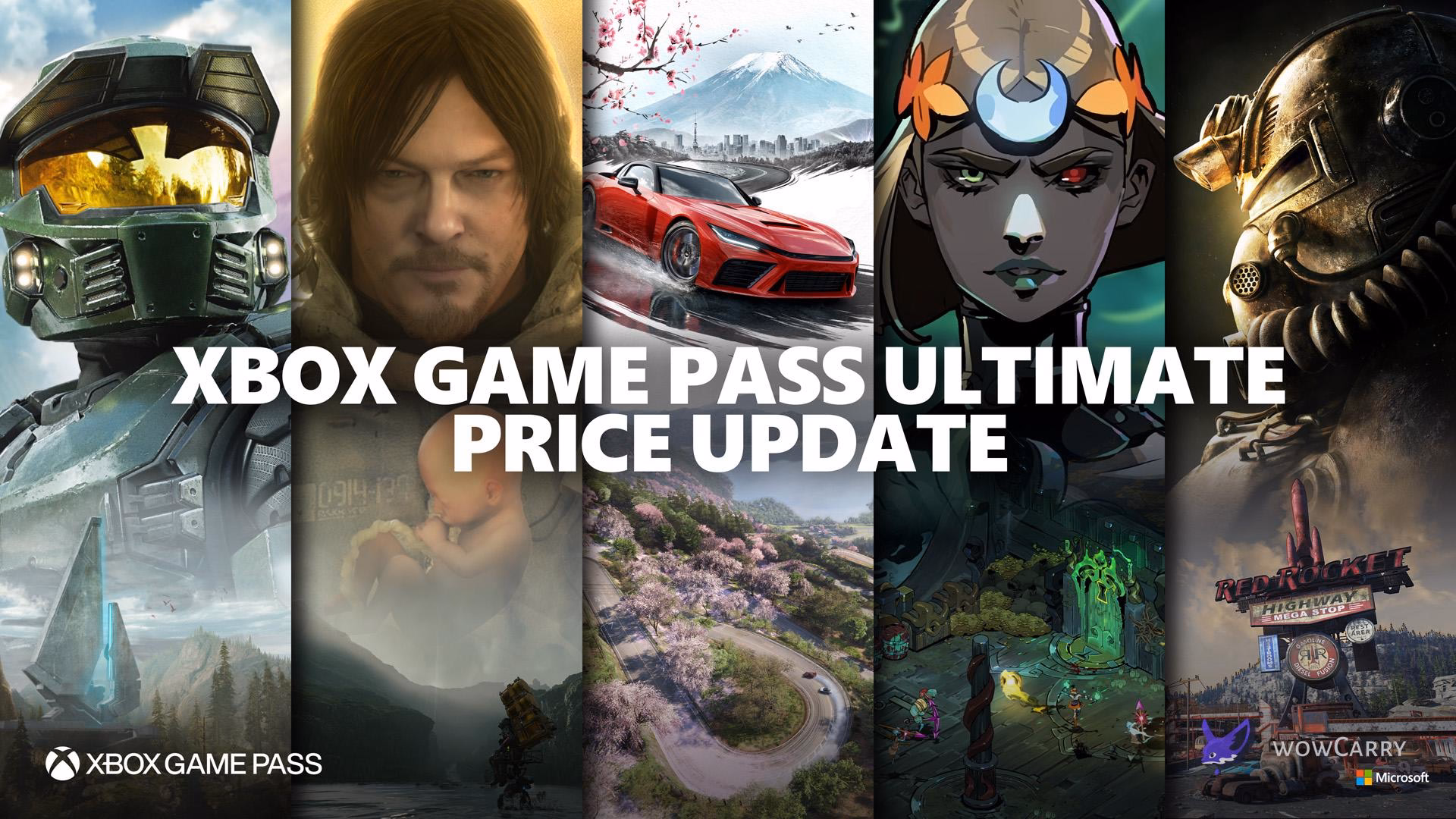 Xbox Game Pass Ultimate official key art from Xbox Wire price update