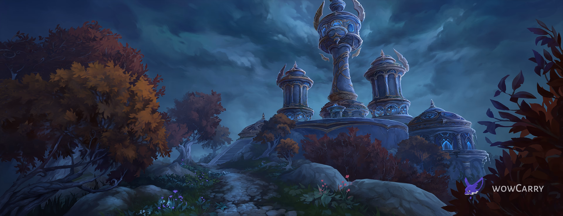 Windrunner Spire dungeon towers in Eversong Woods