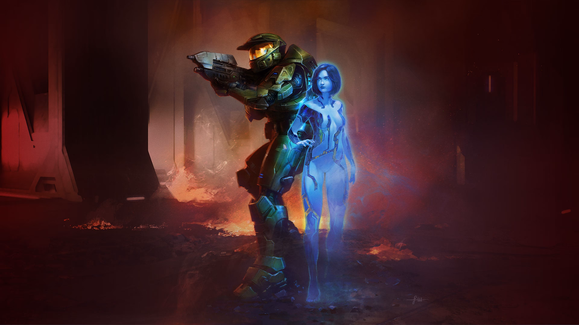 Halo Studios concept art for the Unreal Engine 5 rebrand announced October 2024