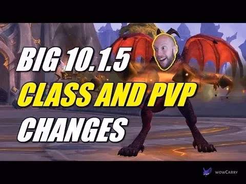 Supatease’s original 10.1.5 class and PvP update video thumbnail with a dracthyr