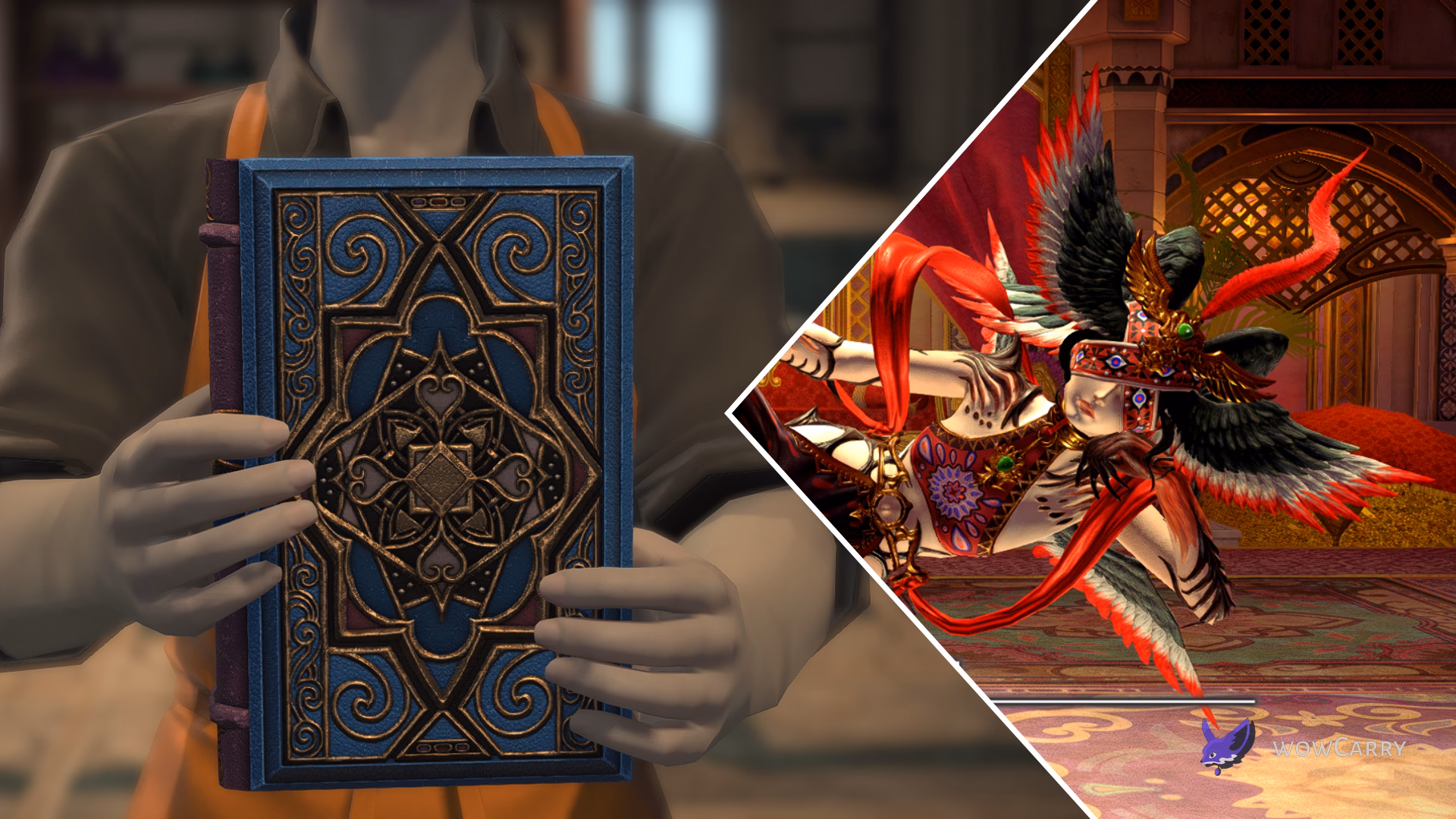 The Merchant's Tale variant dungeon enchanted book entrance in FFXIV Patch 7.45