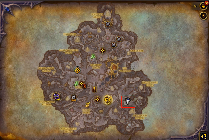 Torment's Rise delve entrance in WoW Voidstorm zone