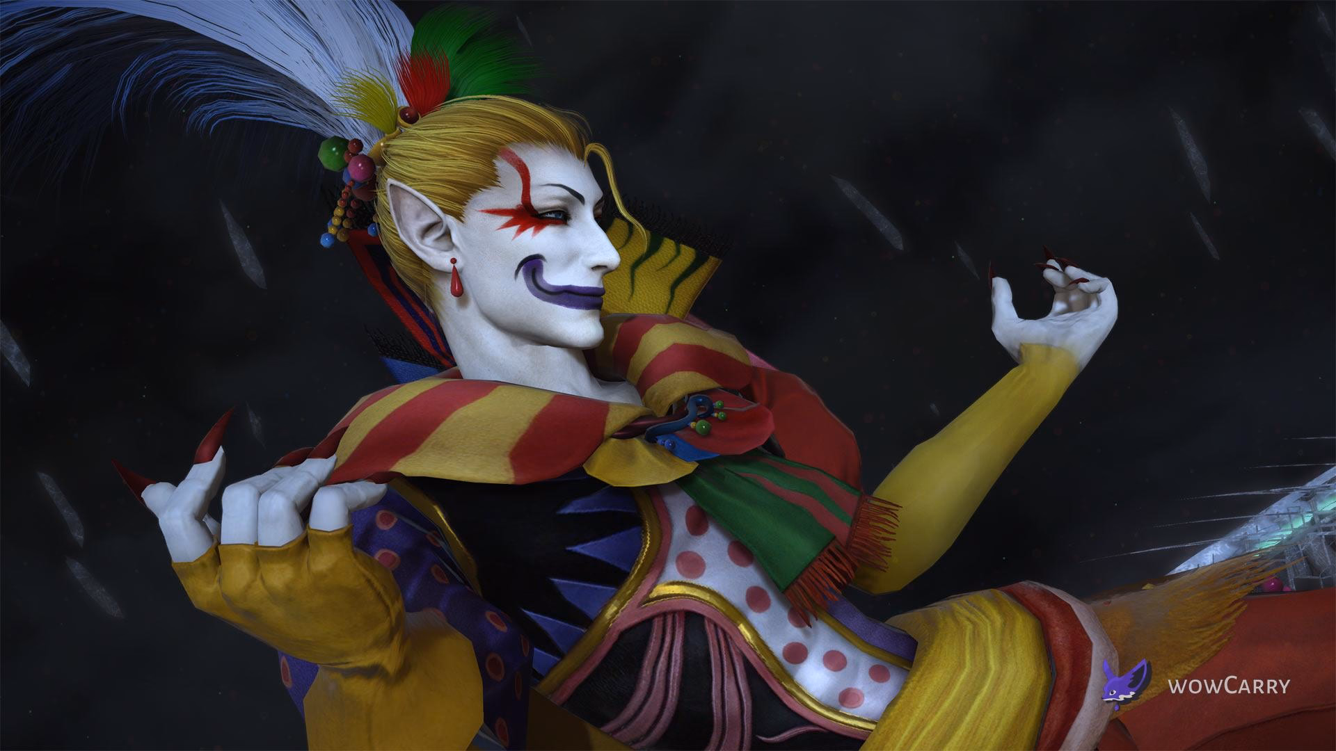 Kefka boss render for the Dancing Mad Ultimate raid