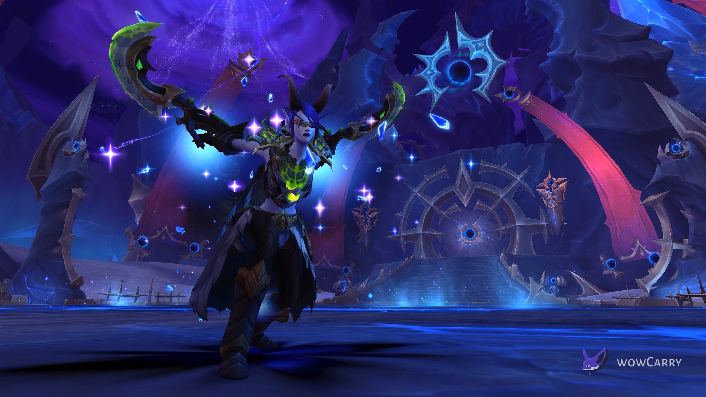 Devourer Demon Hunter key art in the WoW Midnight expansion