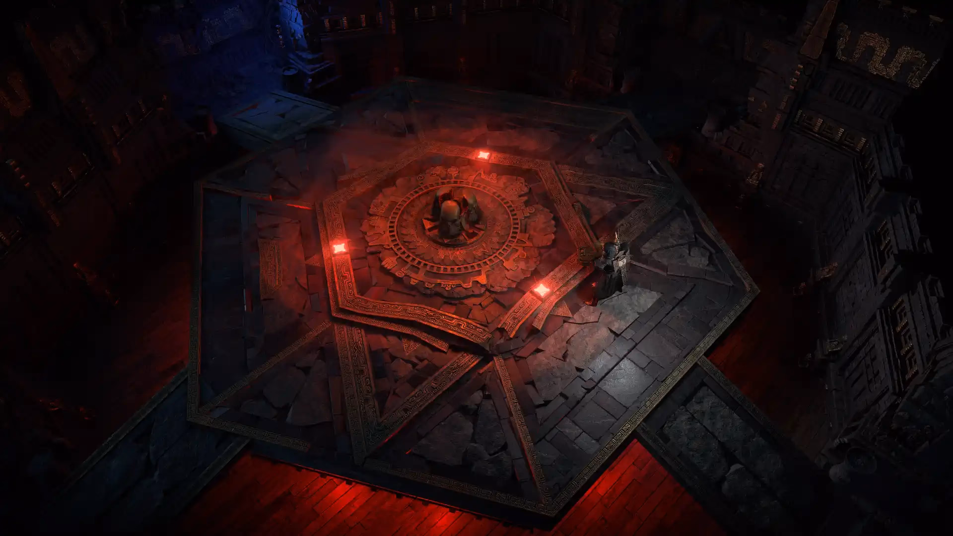 Path of Exile 2 Temple of Atzoatl corruption altar interior