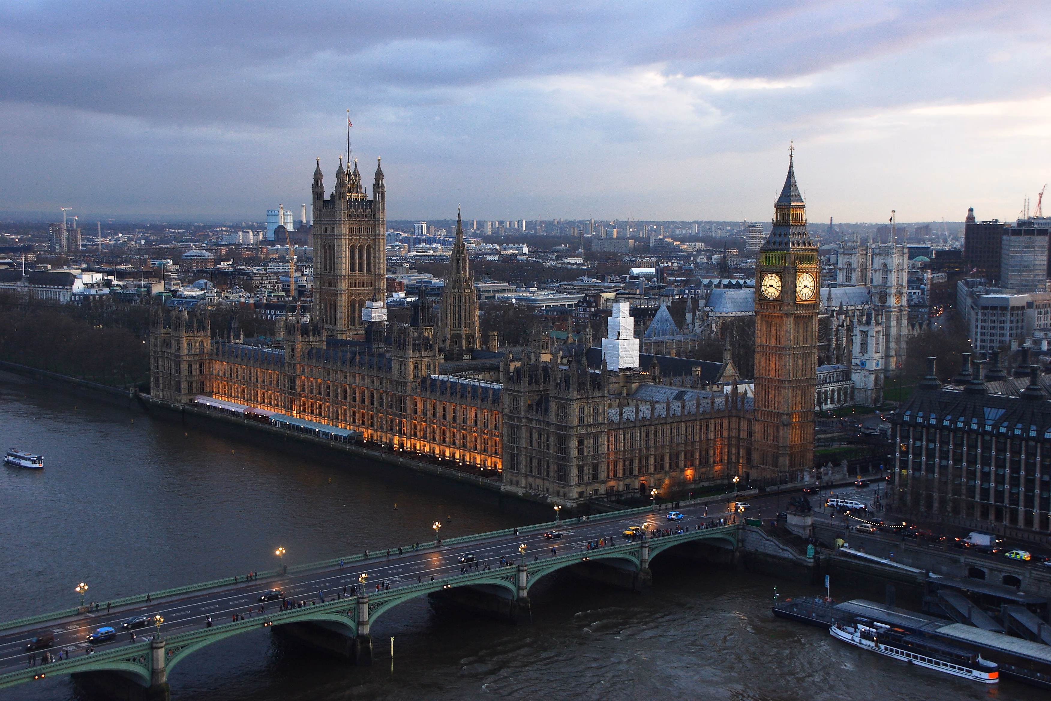 Palace of Westminster, home of the UK Parliament where the Online Safety Act 2023 was enacted