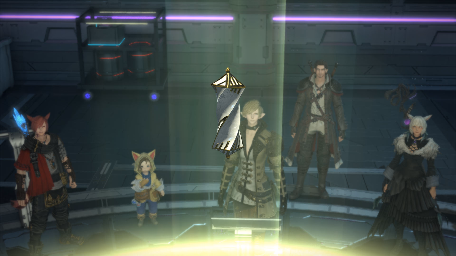 FFXIV Patch 7.5 In Fate's Footsteps MSQ cutscene with Scions of the Seventh Dawn