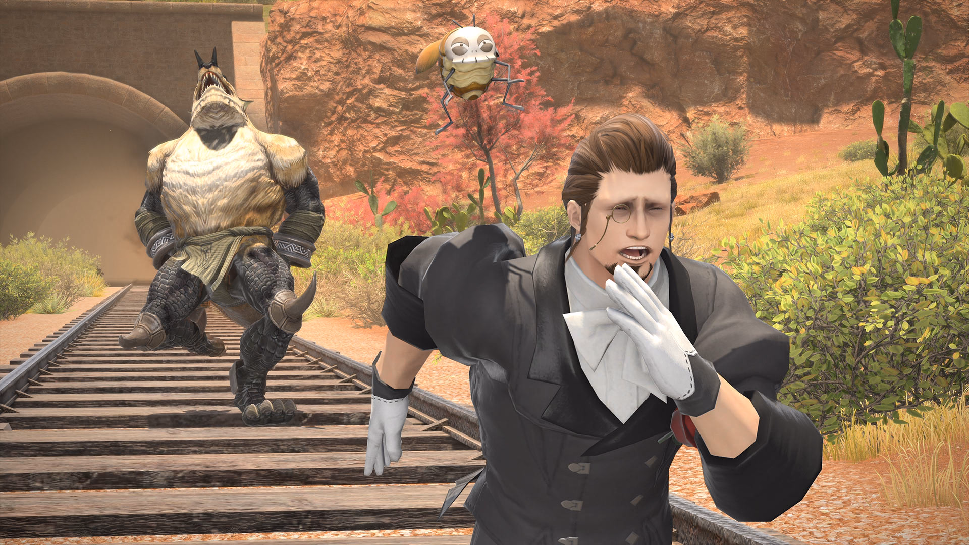 Final Fantasy XIV Hildibrand detective questline character promotional art