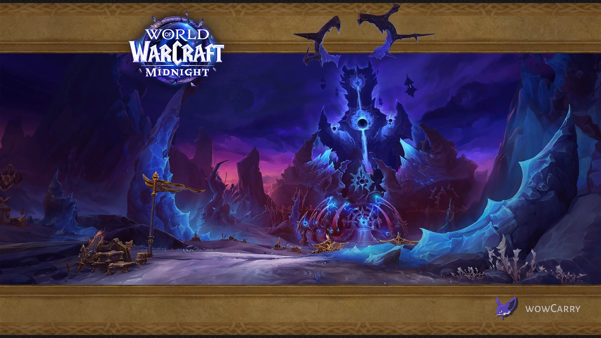 The Voidspire raid loading screen artwork
