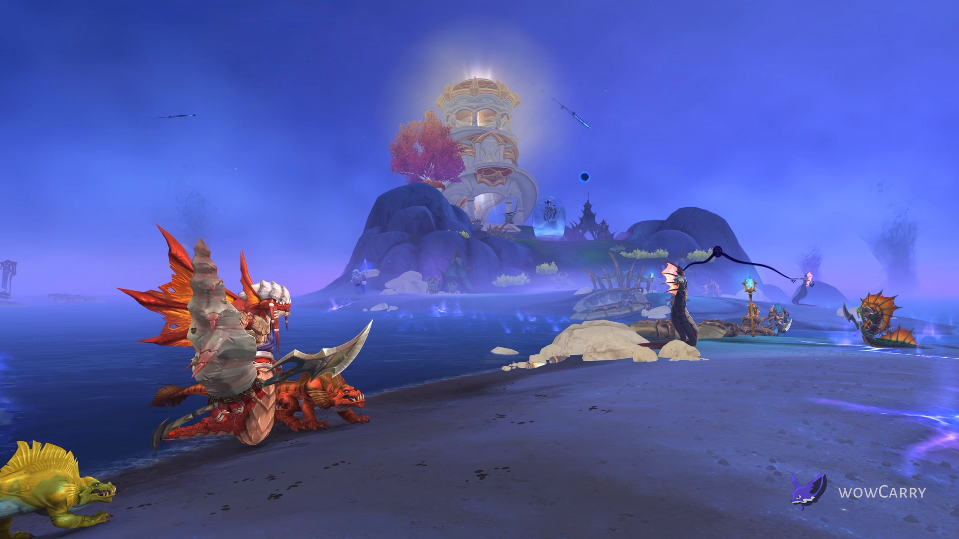 Ritual Sites scalable scenario art for WoW Midnight Patch 12.0.5