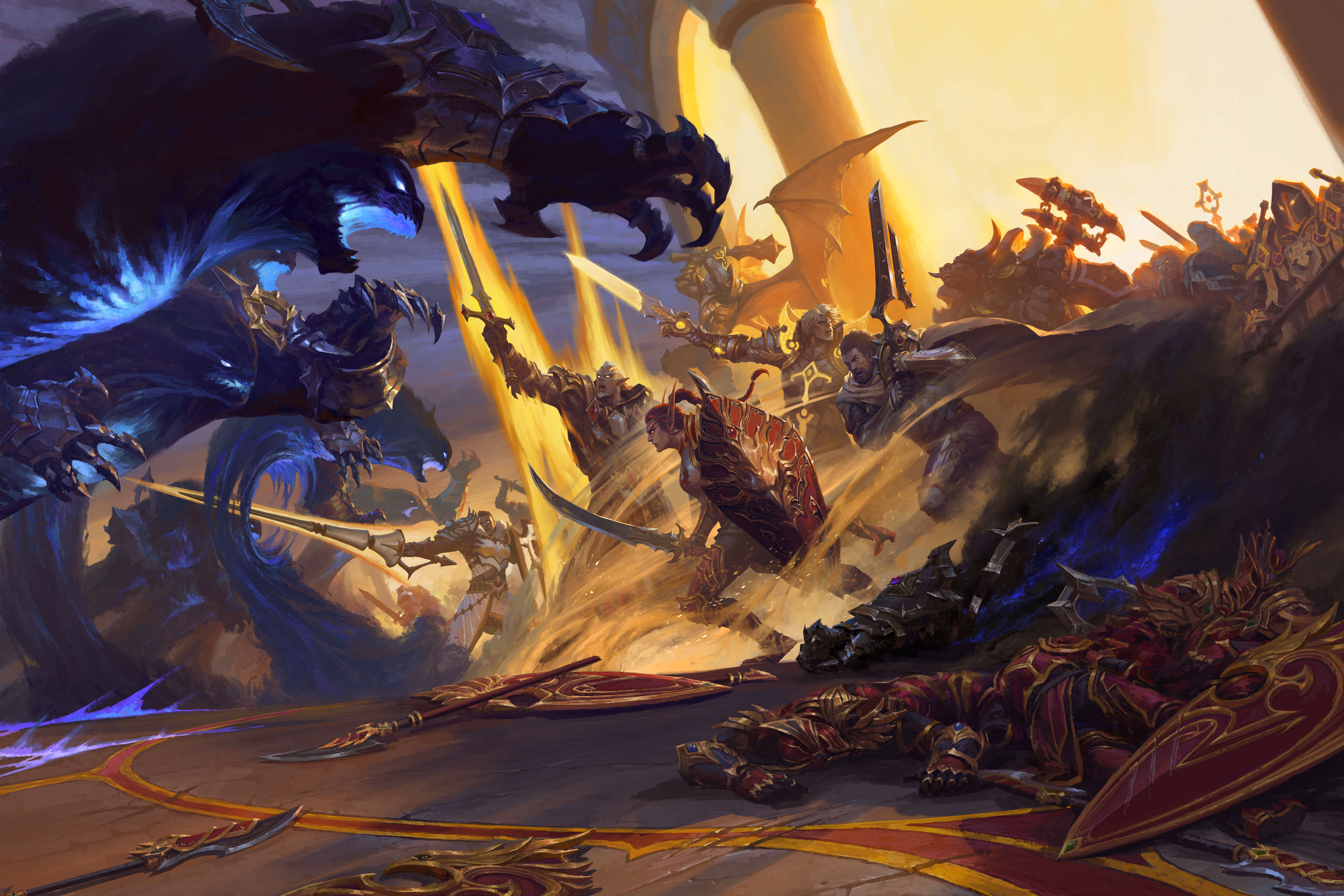 Blizzard's Hope Shall Rise key art for WoW Midnight Season 1