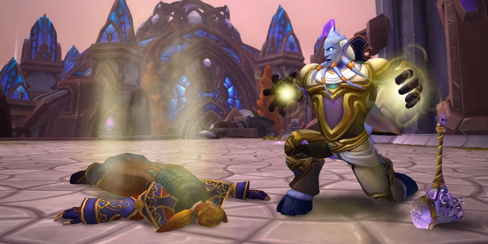 Holy Paladin healer in World of Warcraft — one of three healing specs receiving targeted PTR buffs in Midnight