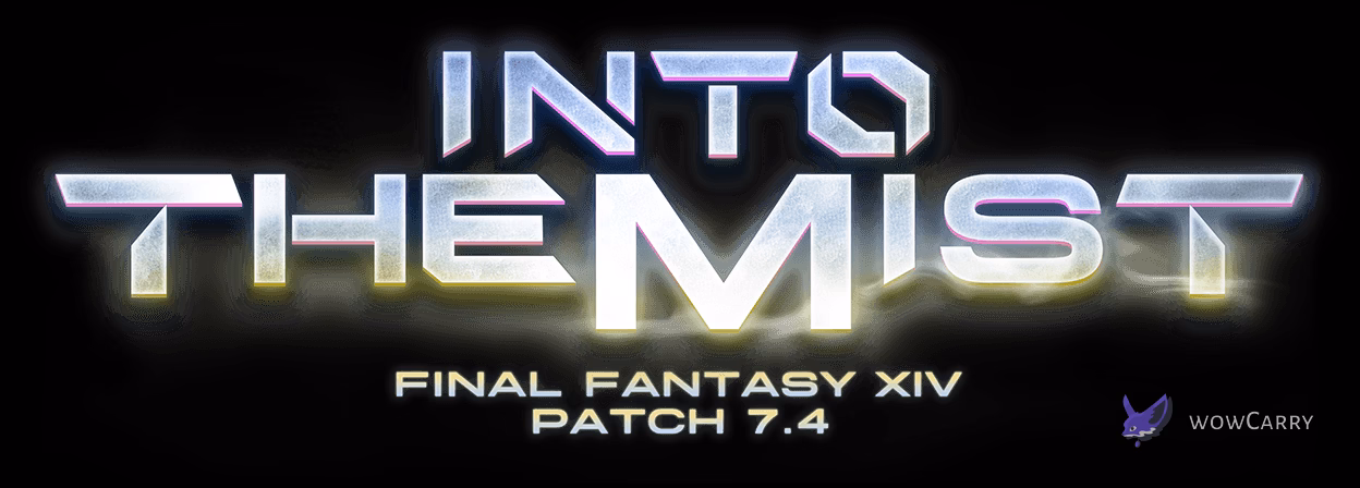 Final Fantasy XIV Patch 7.4 Into the Mist official banner artwork